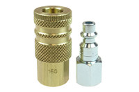 imagen de Coilhose Coupler/Plug Set 150-3-DL - Brass/Plated Steel - 11599
