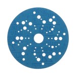 imagen de 3M Hookit Blue Abrasive Ceramic Aluminum Oxide Hook & Loop Disc - 5 in Diameter Multi-Hole Vacuum Holes - 36163