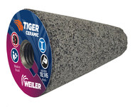 imagen de Weiler Tiger Ceramic Abrasive Cone - 2 in Length - 5/8-11 UNC Center Hole - 68404