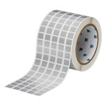 imagen de Brady THT-12-435-10 Rollo de etiquetas troqueladas para impresoras - 12.7 mm x 11.1 mm - Poliéster - Plateado - B-435
