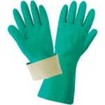 imagen de Global Glove FrogWear 515CT Verde Pequeño Nitrilo Apoyado Guantes resistentes a productos químicos - acabado Grabado en diamante - Longitud 13 pulg. - 816368-02737