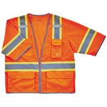 imagen de Ergodyne GloWear High-Visibility Vest 8346Z 24155 - Size Large/XL - Orange