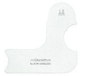 imagen de Starrett Acero Medidor de radio - 167M-12