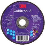 imagen de 3M Cubitron 3 Grinding Wheel 88989 - 4 in - Precision Shaped Ceramic Aluminum Oxide - 36+
