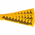 imagen de Brady 60187 Negro sobre amarillo Triángulo Vinilo Etiqueta/advertencia de peligro de láser - Ancho 1/2 pulg. - Altura 1/2 pulg. - B-946