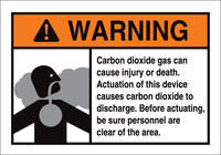imagen de Brady B-555 Aluminum Rectangle White Chemical Warning Sign - 10 in Width x 7 in Height - 106059