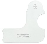 imagen de Starrett Acero Medidor de radio - 167-7/16