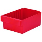imagen de Akro-mils Akrodrawer 20 lb Rojo Poliestireno Estante Contenedor de almacenamiento - longitud 11 5/8 pulg. - Ancho 8 3/8 pulg. - Altura 4 5/8 pulg. - Compartimientos 1 - 31182 RED