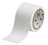imagen de Brady THT-14-437-10 Rollo de etiquetas troqueladas para impresoras - 0.65 pulg. x 0.2 pulg. - PVF - Blanco - B-437