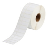 imagen de Brady THT-249-499-1.5-SC Rollo de etiquetas troqueladas para impresoras - 0.9 pulg. x 0.375 pulg. - Nailon - Blanco - B-499