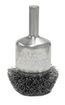 imagen de Weiler Stainless Steel Cup Brush - Unthreaded Stem Attachment - 1-1/2 in Diameter - 0.008 in Bristle Diameter - 10046