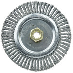 imagen de Weiler Roughneck 09400 Wheel Brush - 6 in Dia - Knotted - Stringer Bead Steel Bristle