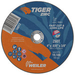 imagen de Weiler Tiger Cut-Off Wheel 58013 - Type 1 (Straight) - 4 in - Alumina Zirconia - 60 - T