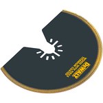 imagen de DEWALT Universal Fitments Titanio Cuchilla semicircular oscilante - DWA4211