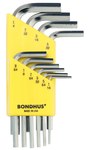 imagen de Bondhus BriteGuard Short Arm Hex Key L-Wrench Set 16238
