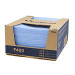 imagen de Adenna SaniWorks F-420 Toalla de limpieza, EPS, - 17 pulg. x 13 pulg. - Azul - NUTREND N-F420QCB3