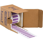 imagen de Brady 2HX-250-2-VT-S Funda de impresora troquelada - 1.969 pulg. x 0.445 pulg. - Morada - B-7642