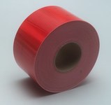 imagen de 3M Diamond Grade 983-72 ES Red Reflective Tape - 4 in Width x 150 ft Length - 0.014 to 0.018 in Thick - 67824