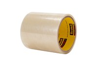 imagen de 3M 467MP Clear Transfer Tape - 18 in Width x 180 yd Length - 2.3 mil Thick - Polycoated Kraft Paper Liner - 68191