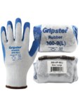 imagen de Global Glove Gripster 300-VP Gris/Azul Grande Algodón/Poliéster Guantes de trabajo - 816368-02579