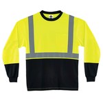 imagen de Ergodyne GloWear Tipo R Camisa de alta visibilidad 8291BK LY/MD - Mediano - Tejido de poliéster - Lima - ANSI clase 2 - 22703