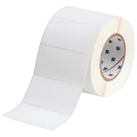 imagen de Brady THT-55-489-1 Rollo de etiquetas troqueladas para impresoras - 4 pulg. x 2 pulg. - Poliéster - Blanco - B-489