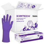 imagen de Kimtech Purple XL Disposable Gloves - Medical Exam Grade - 12 in Length - Rough Finish - 6 mil Thick - 50604