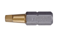 imagen de Vega Tools #2 Cuadrado Insertar Broca impulsora 125R2A-TI - Acero S2 Modificado - 1 pulg. Longitud - Nitruro de titanio acabado - 00856