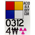 imagen de Brady B-946 Vinilo Cuadrado Señal de advertencia química Blanco - 15 pulg. Ancho x 15 pulg. Altura - 50054