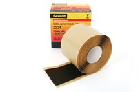 imagen de 3M Scotch 2234 Black Cable Jacket Repair Tape - 2 in x 6 ft - 2 in Wide - 60 mil Thick - 57493