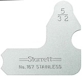imagen de Starrett Acero Medidor de radio - 167-5/32