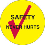 imagen de Brady Etiqueta de casco 42273 - Negro/Rojo sobre amarillo