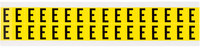 imagen de Brady 3420-E Etiqueta en forma de letra - E - Negro sobre amarillo - 9/16 pulg. x 3/4 pulg. - B-498