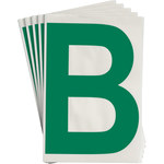 imagen de Brady Toughstripe 121700 Etiqueta en forma de letra - B - Verde - 6 pulg. x 8 pulg. - B-514