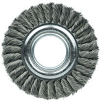imagen de Weiler 09160 Wheel Brush - 6 in Dia - Knotted - Standard Twist Steel Bristle