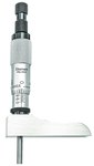 imagen de Starrett Medidor de profundidad micrométrico - longitud de 2 pulg. - Media base - diámetro de 5/32 pulg. - 443Z-6RL
