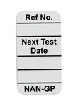 imagen de Brady Nanoetiqueta NAN-GP W Blanco Vinilo Inserto de nanoetiqueta - Ancho 5/8 pulg. - Altura 1 1/4 pulg. - 14287