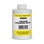 imagen de Dykem 14059 Amarillo opaco Mancha - 8 oz Botella con cepillo en la tapa - 81405
