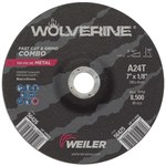 imagen de Weiler Wolverine Rueda de corte 56426 - Tipo 27 - rueda de centro hundido - 7 pulg. - Óxido de aluminio - 24 - T