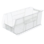 imagen de Akro-mils Akrobin 300 lb Transparente Polímero de grado industrial Apilado Contenedor de almacenamiento - longitud 23 7/8 pulg. - Ancho 11 pulg. - Altura 10 pulg. - Compartimientos 1 - 30287SCLAR
