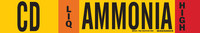 imagen de Brady 59920 Marcador de tubería con correa - Amoníaco - Poliéster - Negro/Naranja/Rojo/Blanco sobre amarillo - B-681, B-883