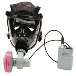 imagen de MSA Advantage 4100 PAPR con máscara 10095193 - tamaño Pequeño - Negro - Silicón - 30916