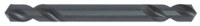 imagen de Cle-Force 1683 1/8 in Heavy-Duty Double End Drill C69021 - Right Hand Cut - Split 135° Point - Steam Oxide Finish - 1.929 in Overall Length - 0.4331 in Spiral Flute - High-Speed Steel - Straight Shank