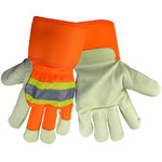 imagen de Global Glove 2900HV Orange/White Large Pigskin Cold Condition Gloves - Cold Keep Insulation - 2900HV/LG