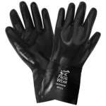 imagen de Global Glove FrogWear Negro Grande Neopreno Guantes resistentes a productos químicos - acabado Liso - Longitud 12 pulg. - 816679-01739