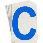 imagen de Brady Toughstripe 121707 Etiqueta en forma de letra - C - Azul - 6 pulg. x 8 pulg. - B-514