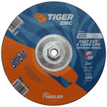 imagen de Weiler Tiger Zirc Disco esmerilador 58082 - 9 pulg. - Zirconio - 24 - T