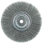 imagen de Weiler 01155 Wheel Brush - 8 in Dia - Crimped Steel Bristle