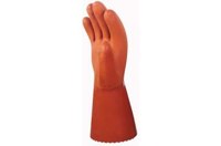 imagen de Sperian Powercoat 620 Naranja Grande PVC Apoyado Guantes resistentes a productos químicos - acabado Áspero - Longitud 12 pulg. - 801462-140491