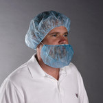 imagen de West Chester Azul Universal Polipropileno Gorro de cofia - Diámetro estirado 24 pulg. - 662909-802217